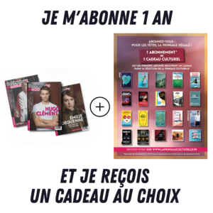 Abonnement 1 an 6 numéros (du 23 au 28 inclus) + 1 cadeau offert (au choix selon stock disponible)