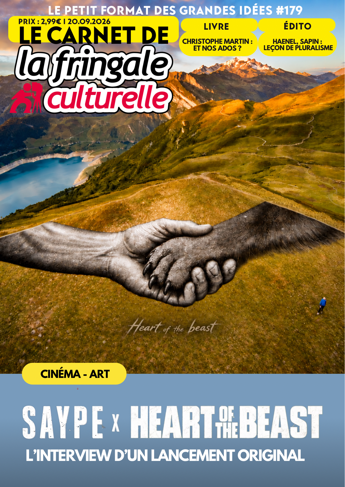 Le Carnet de La Fringale Culturelle n°179